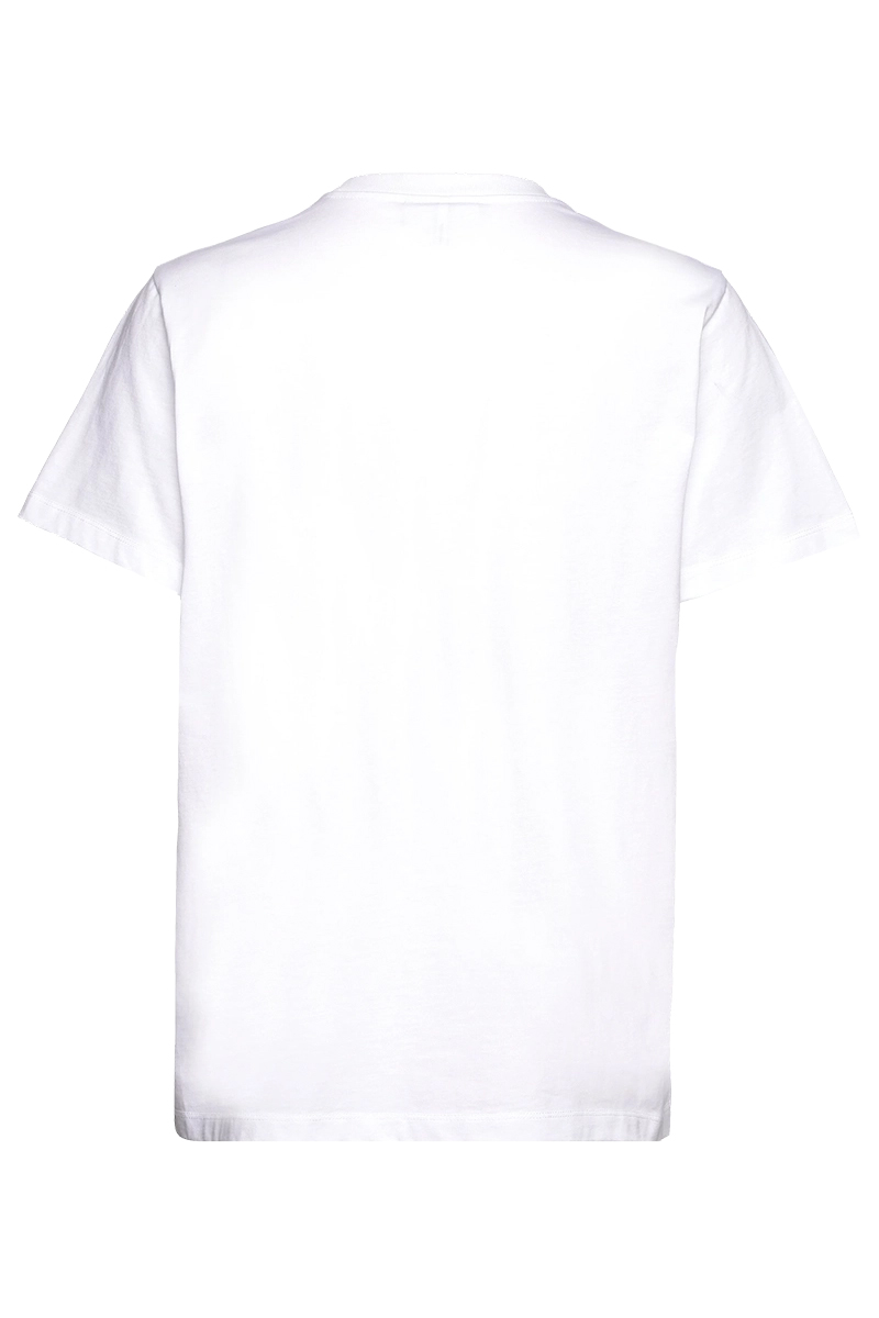 Ganni Dames t-shirt korte mouw Wit-1 6