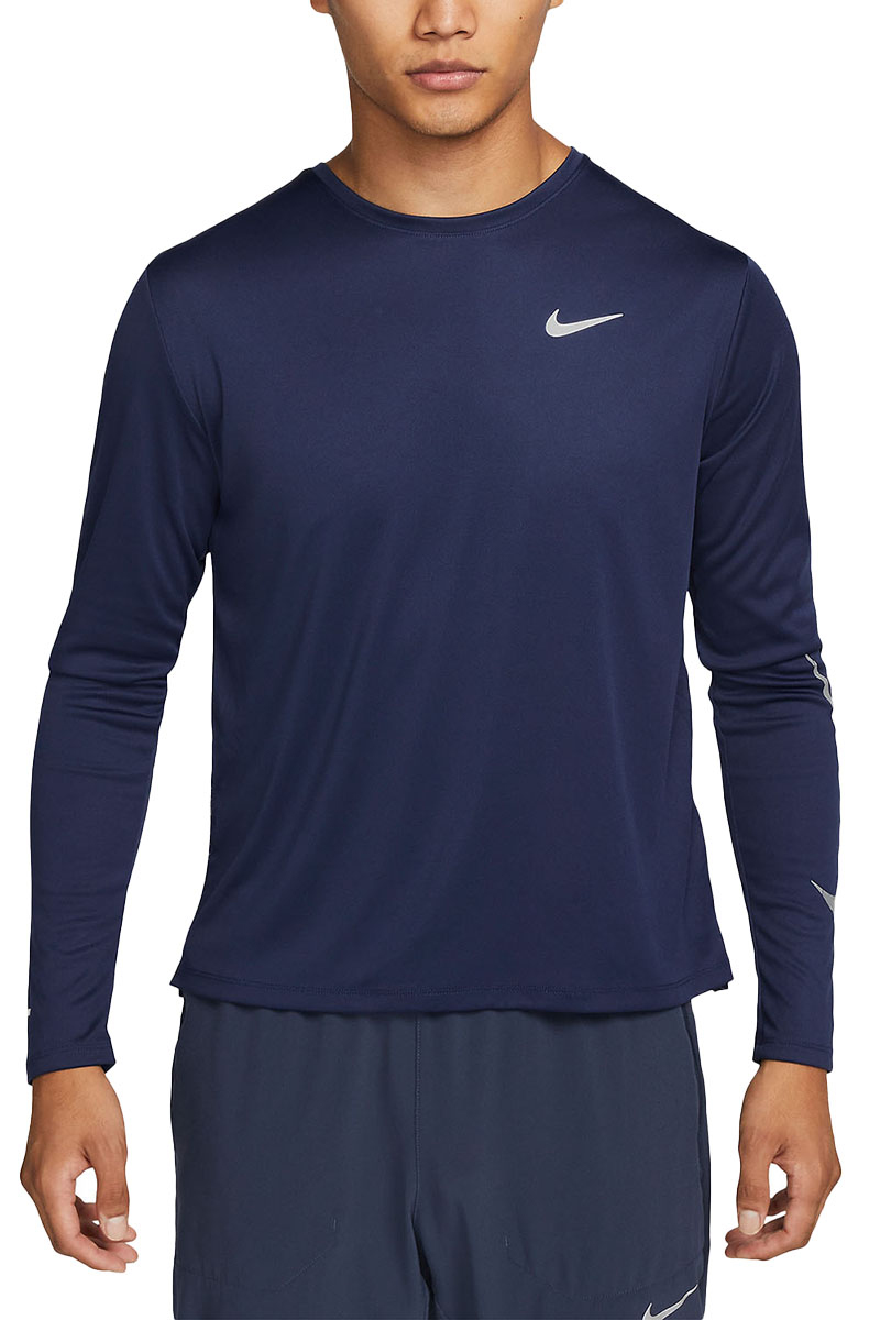 Nike Running heren t-shirt lm Blauw-1 1