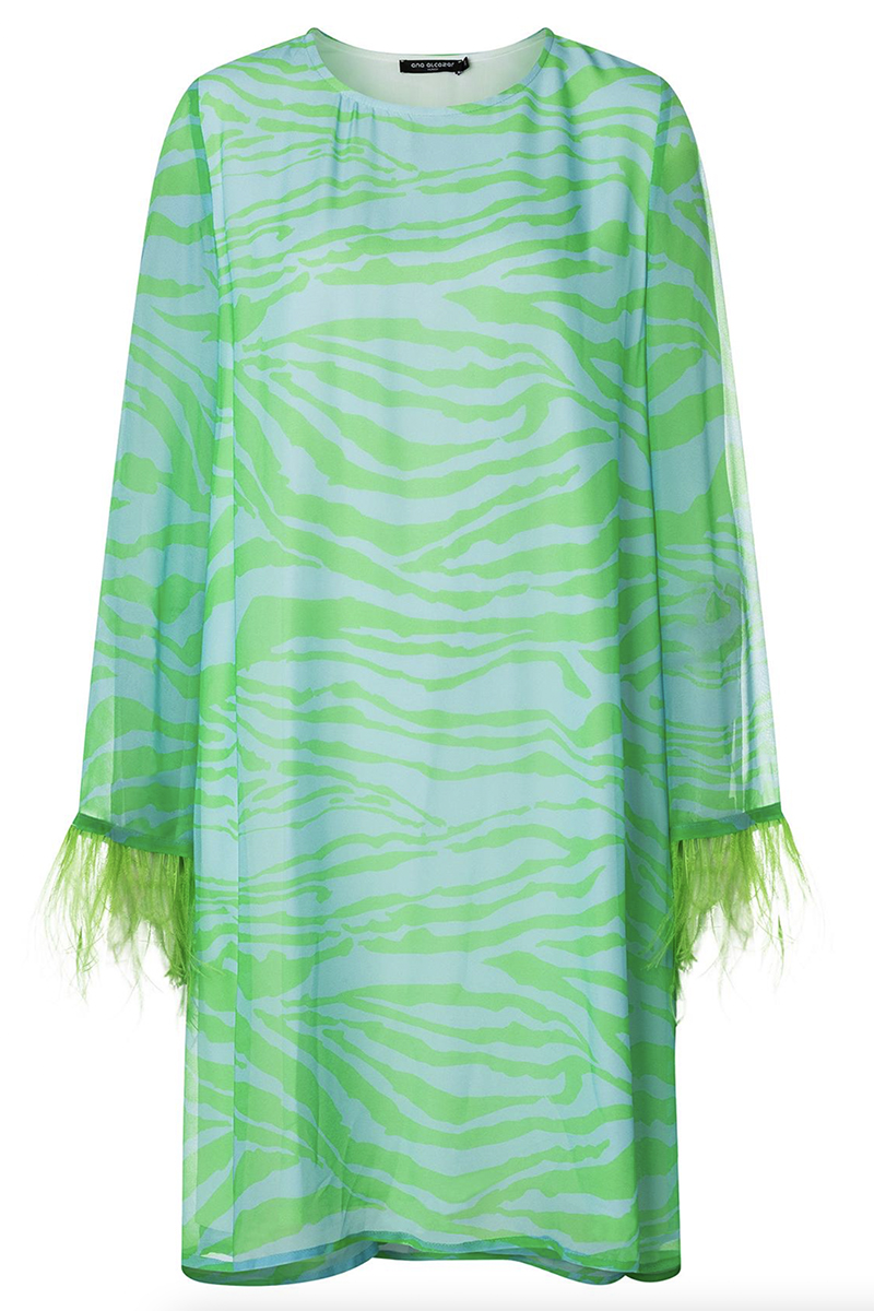 Ana Alcazar Dames jurk Groen-1 1