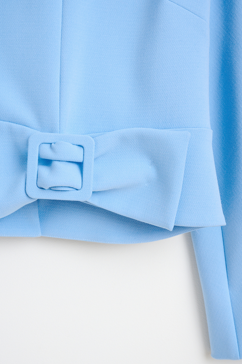 Natan Dames blouse lange mouw Blauw-1 3
