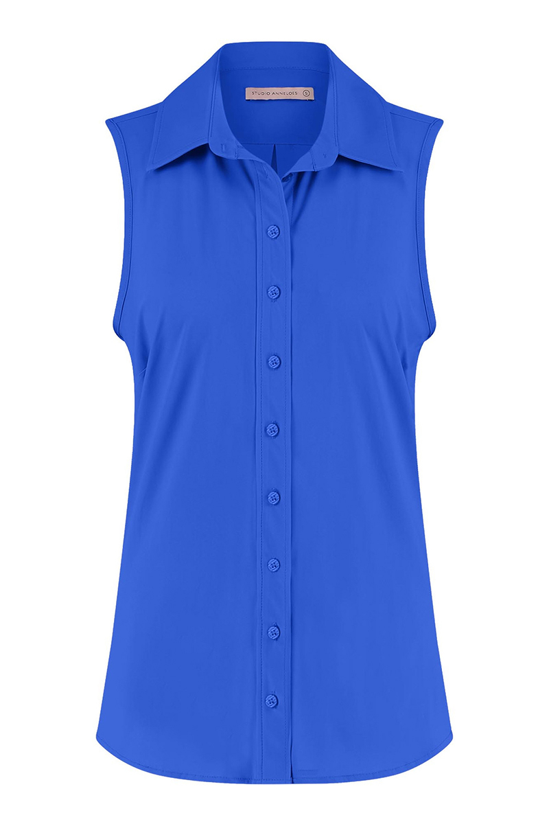 Studio Anneloes Bobby sls blouse Blauw-1 1