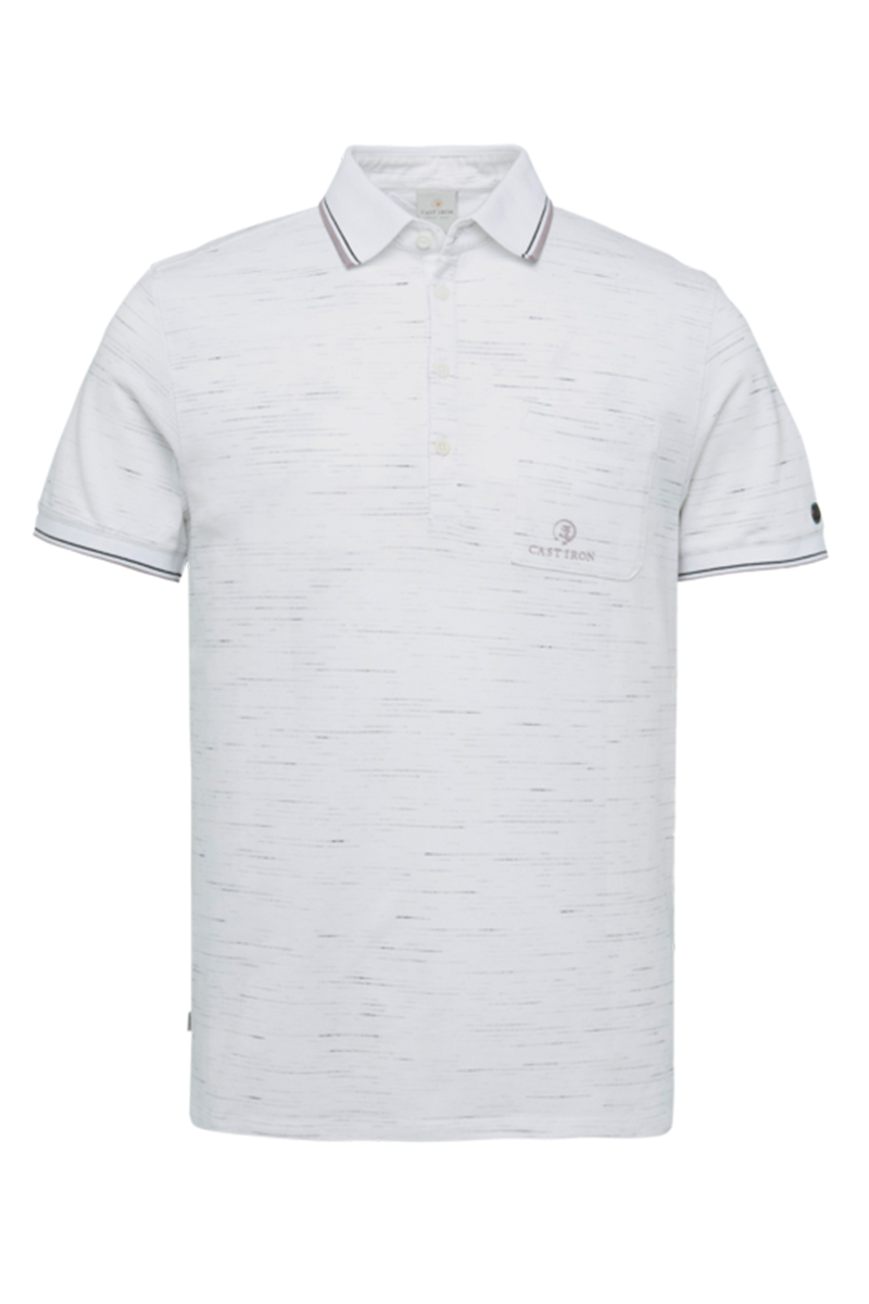 Cast Iron Short sleeve polo injected cotton Wit-2 1