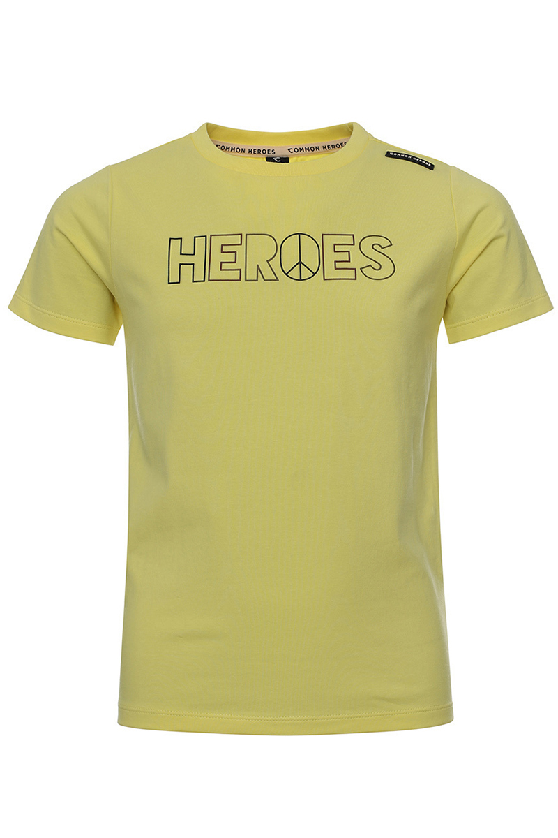 Common Heroes Jongens t-shirt korte mouw Geel-1 1