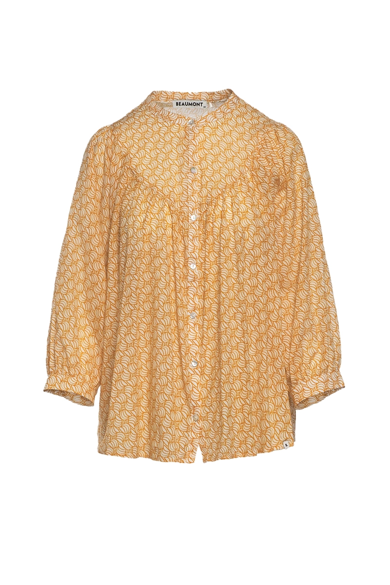 Beaumont Dames blouse lange mouw Oranje-1 1