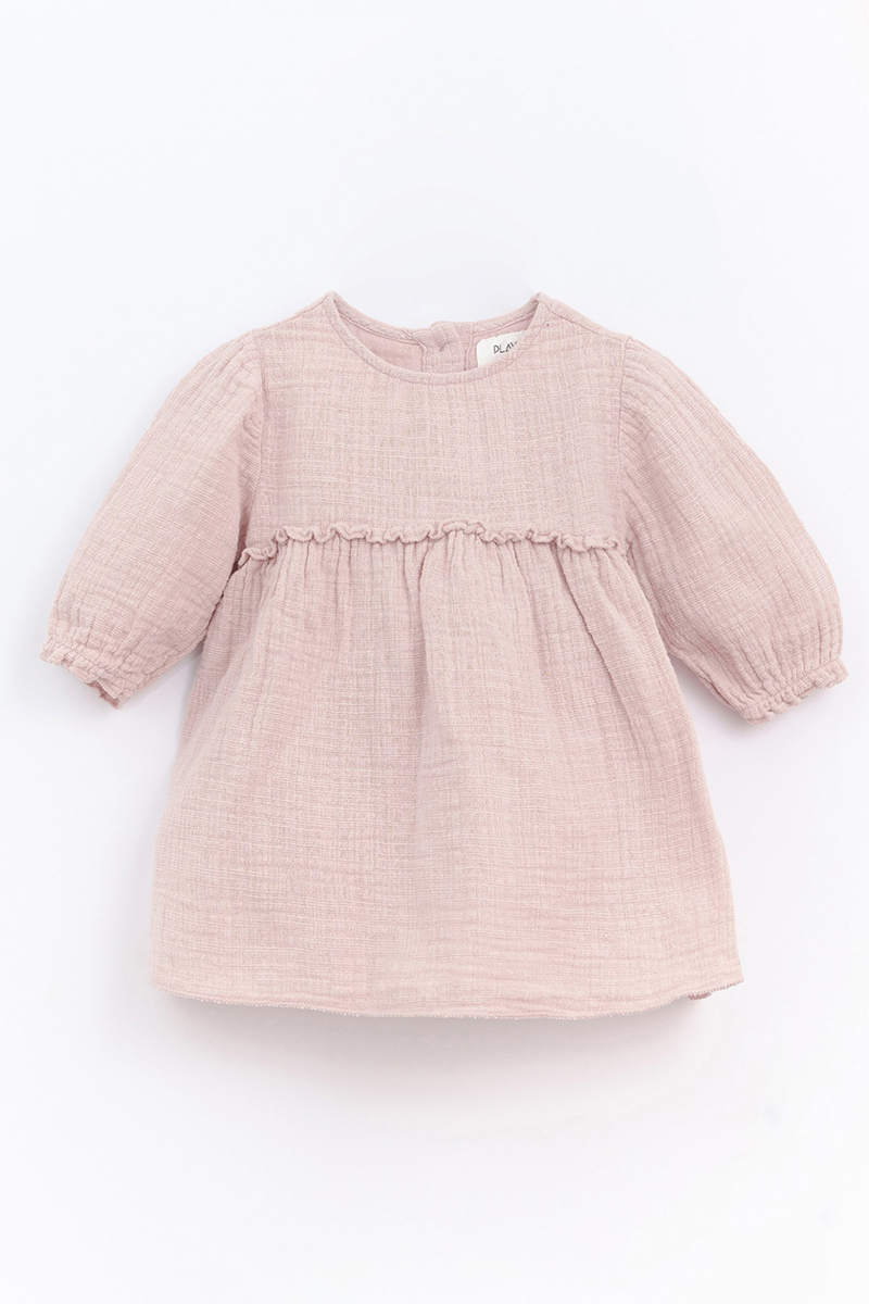 Play Up woven dress Rose-1 1