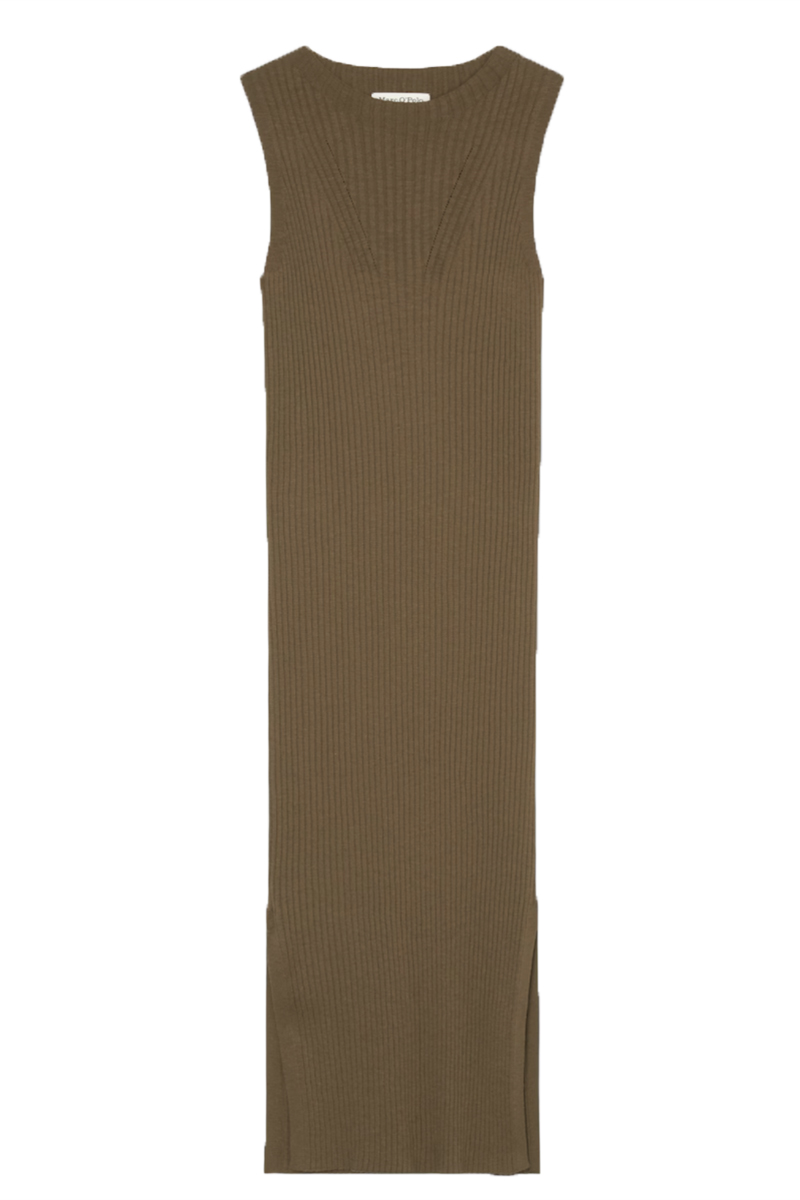 Marc O'Polo Dress, sleeveless, round-neck Bruin/Beige-3 1