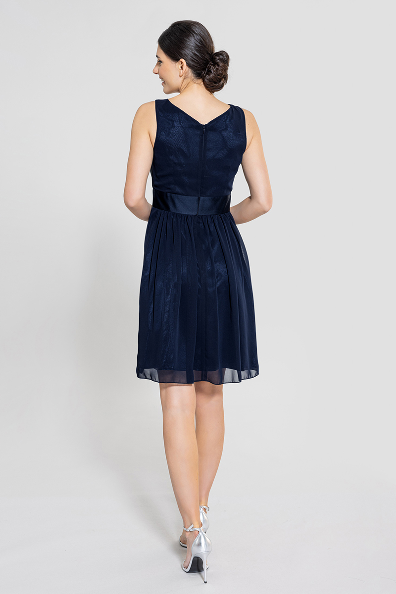 Swing Dames jurk Blauw-1 5