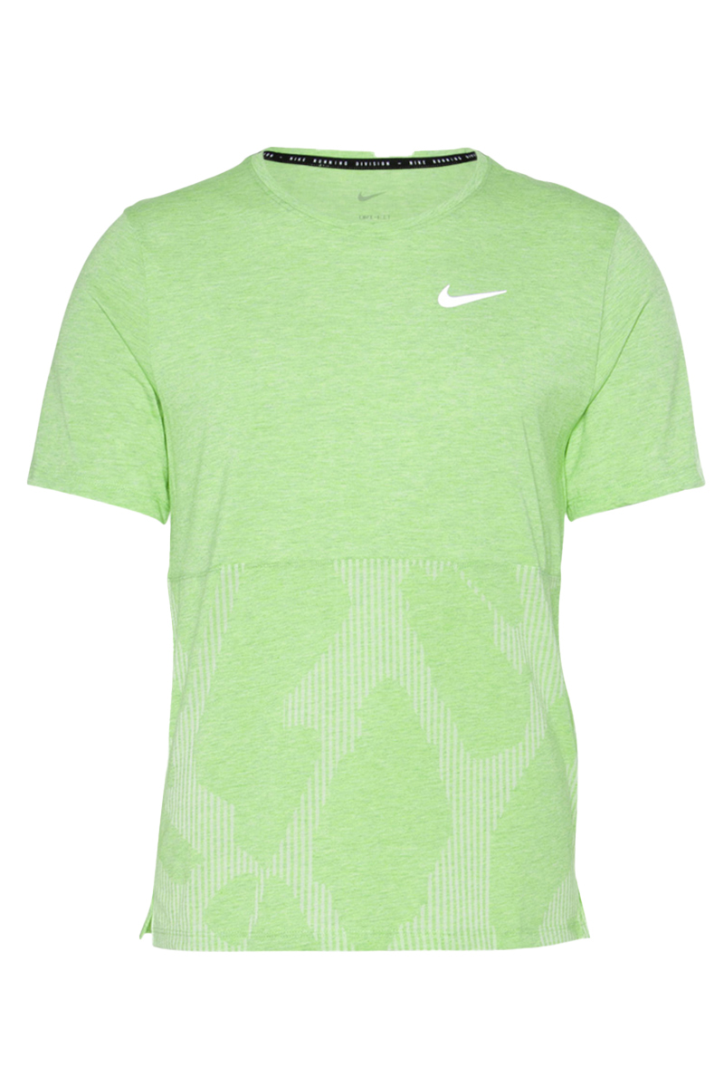 Nike Running heren t-shirt km Groen-1 1