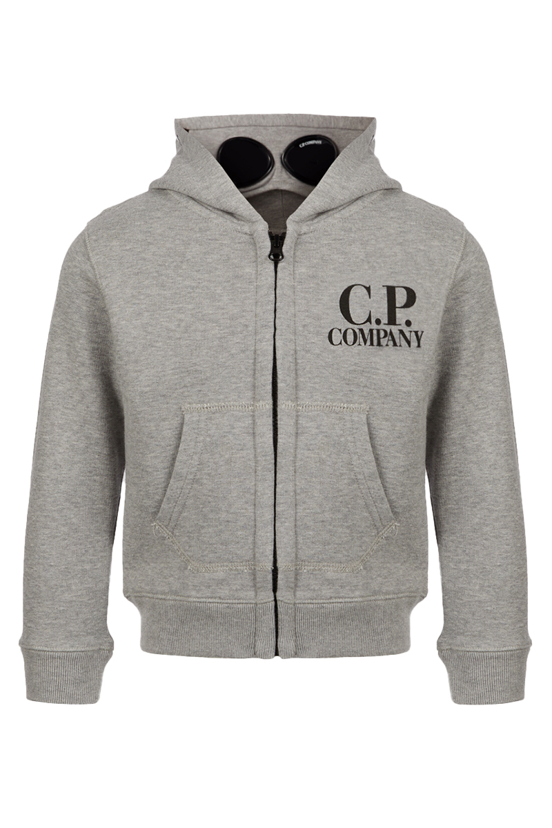 C.P. Company basic fleece goggle jacket Grijs-1 1
