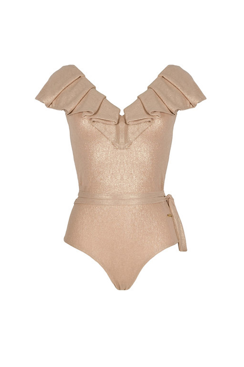 Terry Ray Fashion SWIMSUIT Goud-1 1