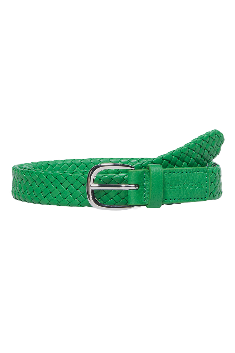 Marc O'Polo Woven belt, 2,5cm Groen-4 1