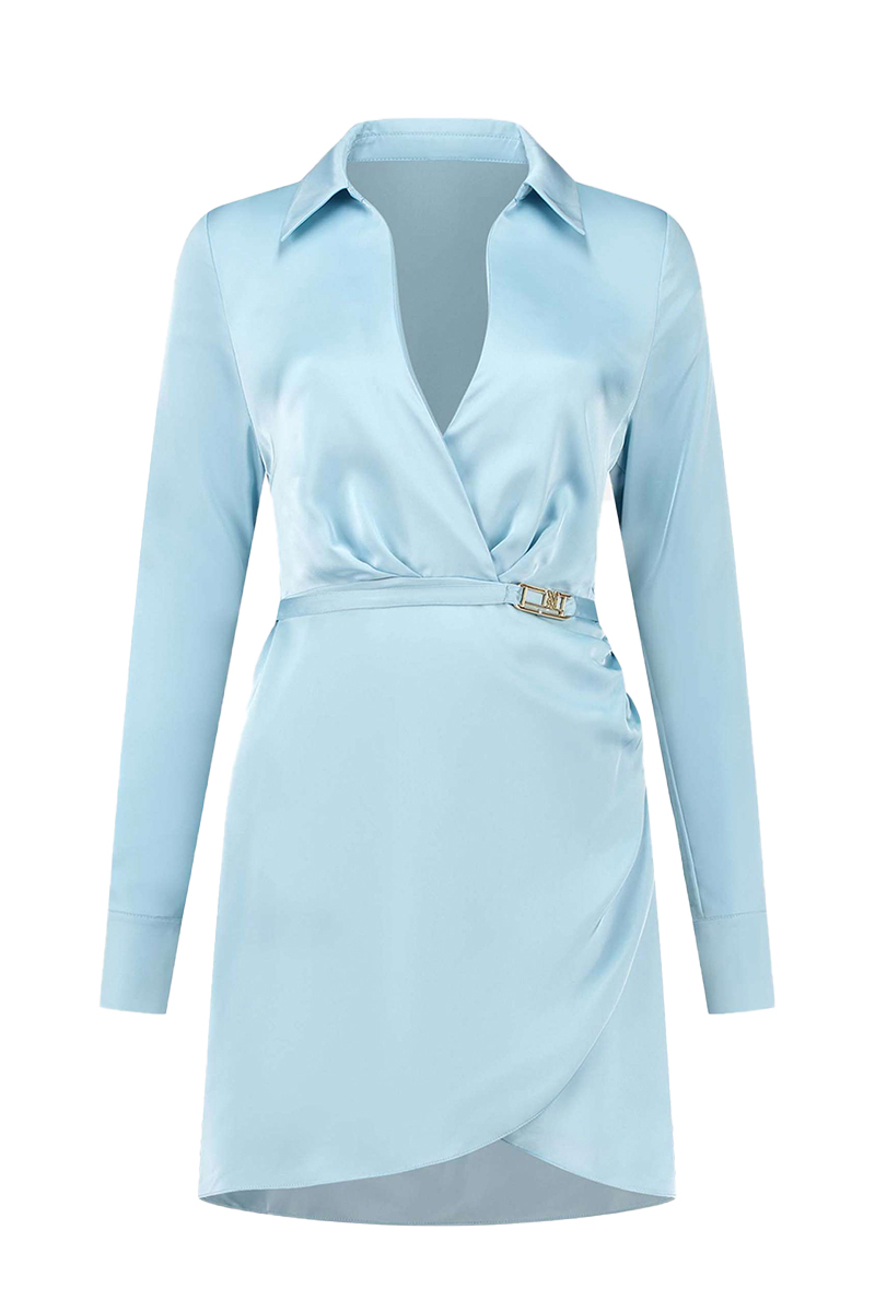 Nikkie Robin Dress Blauw-1 1