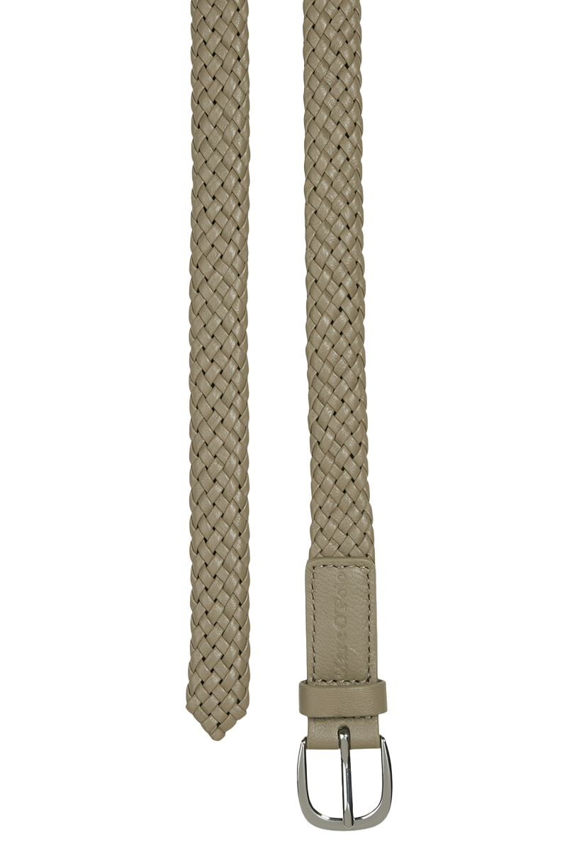 Marc O'Polo Woven belt, 2,5cm bruin/beige-4 2