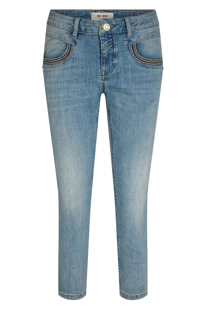 Mos Mosh naomi ida bold jeans Blauw-1 1