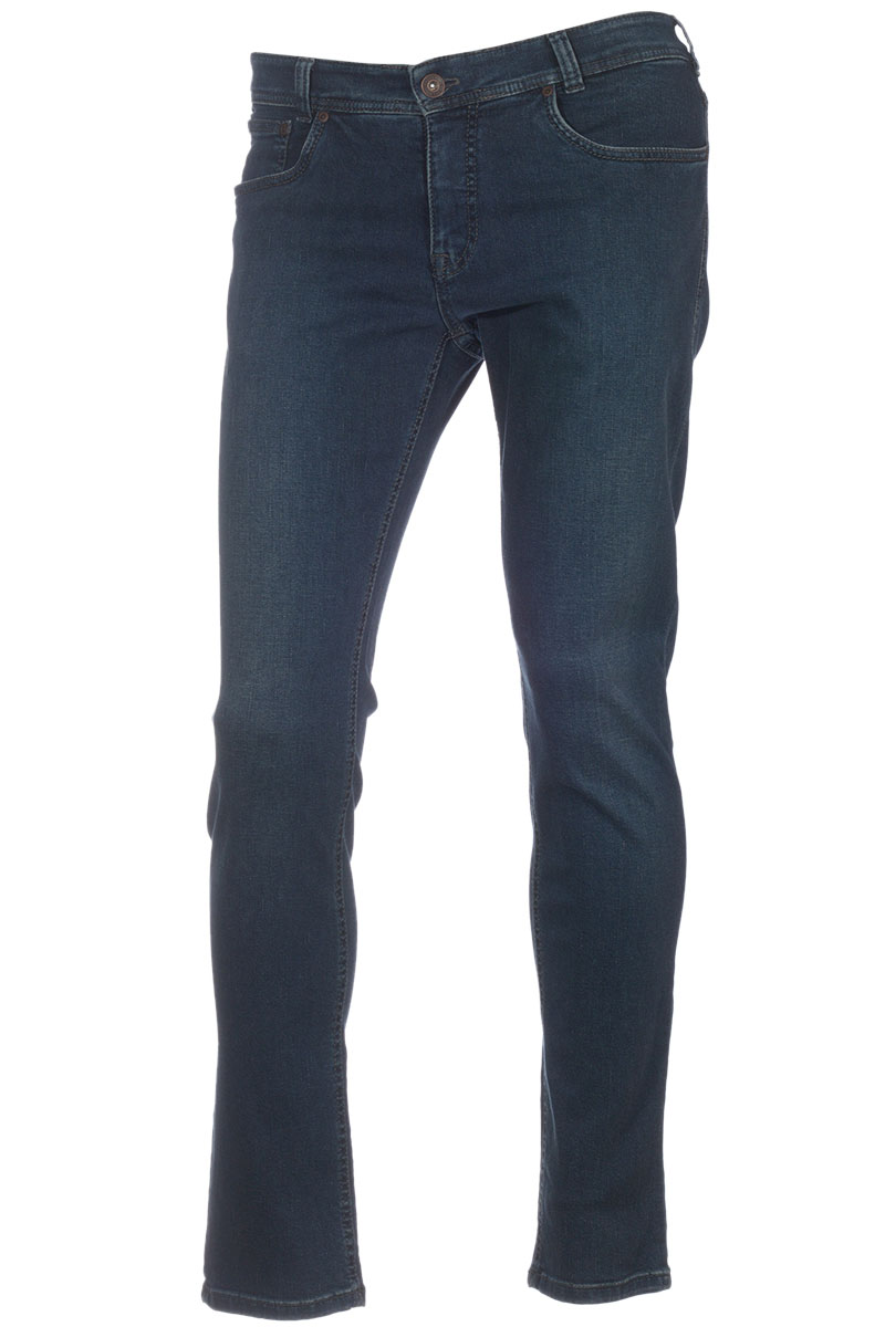 Gardeur Hose 5-Pocket Slim Fit Blauw-1 1