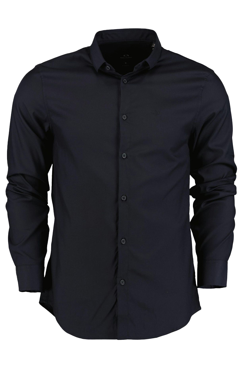 Armani Exchange Shirt Blauw-1 1