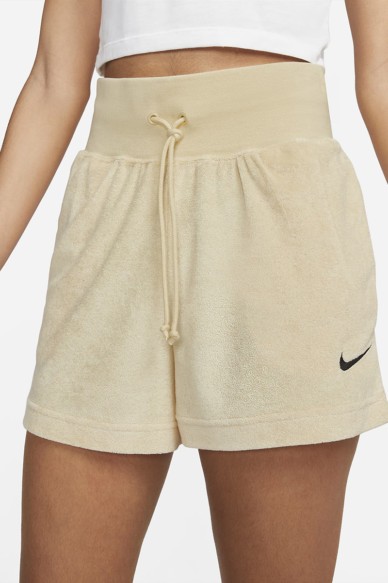 Nike Casual dames short bruin/beige-1 2