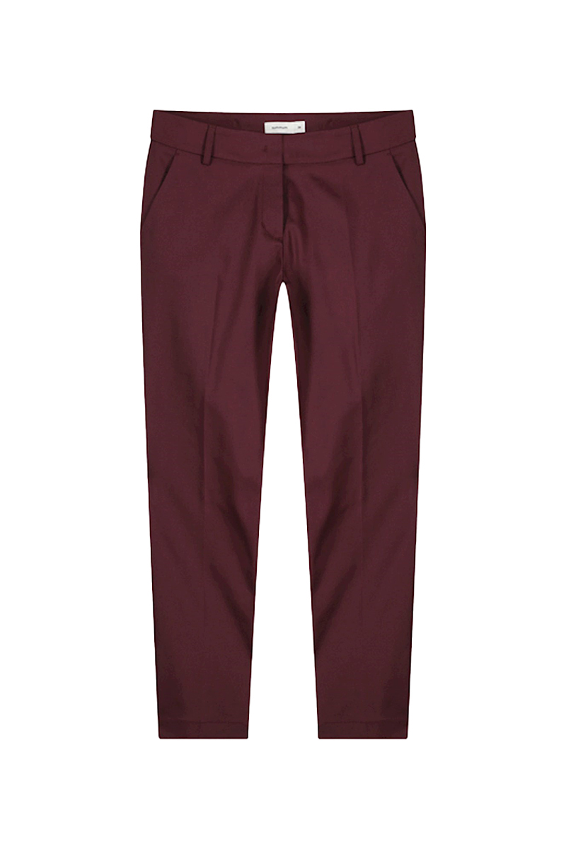 Summum Trousers classic stretch Rood-1 1