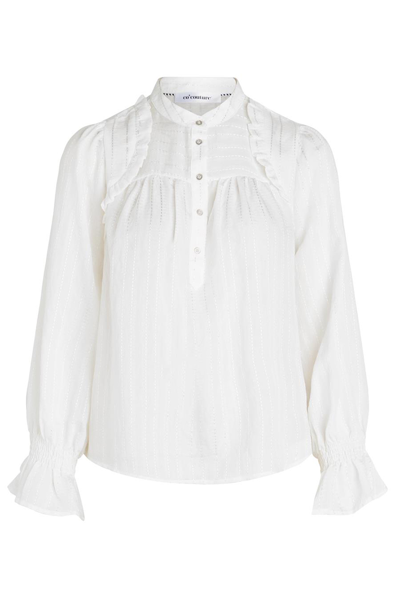 co´couture nessa fill blouse Wit-1 1