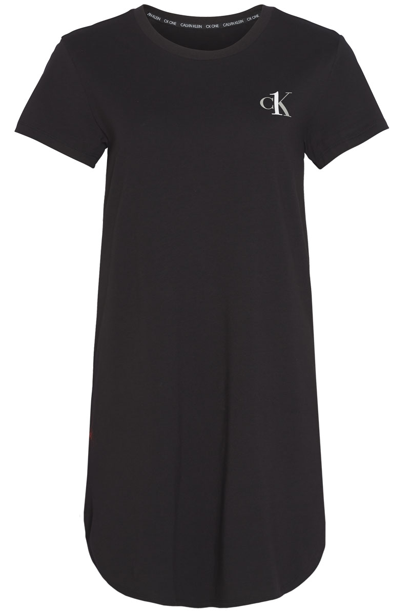 Calvin Klein Nachtmode dames nachthemd   Zwart-1 1