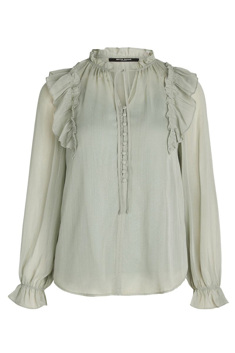 Bruuns Bazaar Senna Katarina blouse Groen-1 1