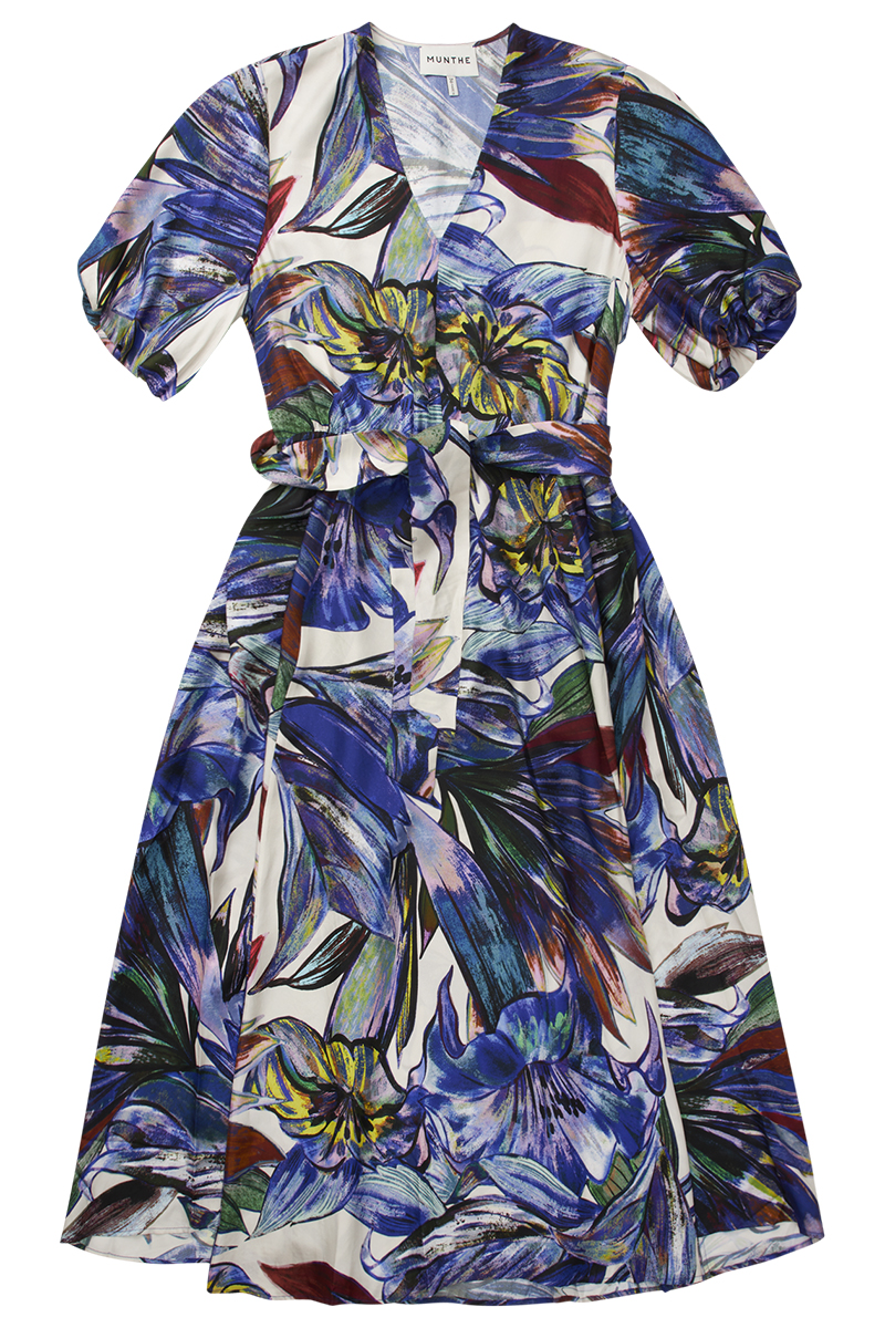 Munthe Dames jurk Blauw-1 1