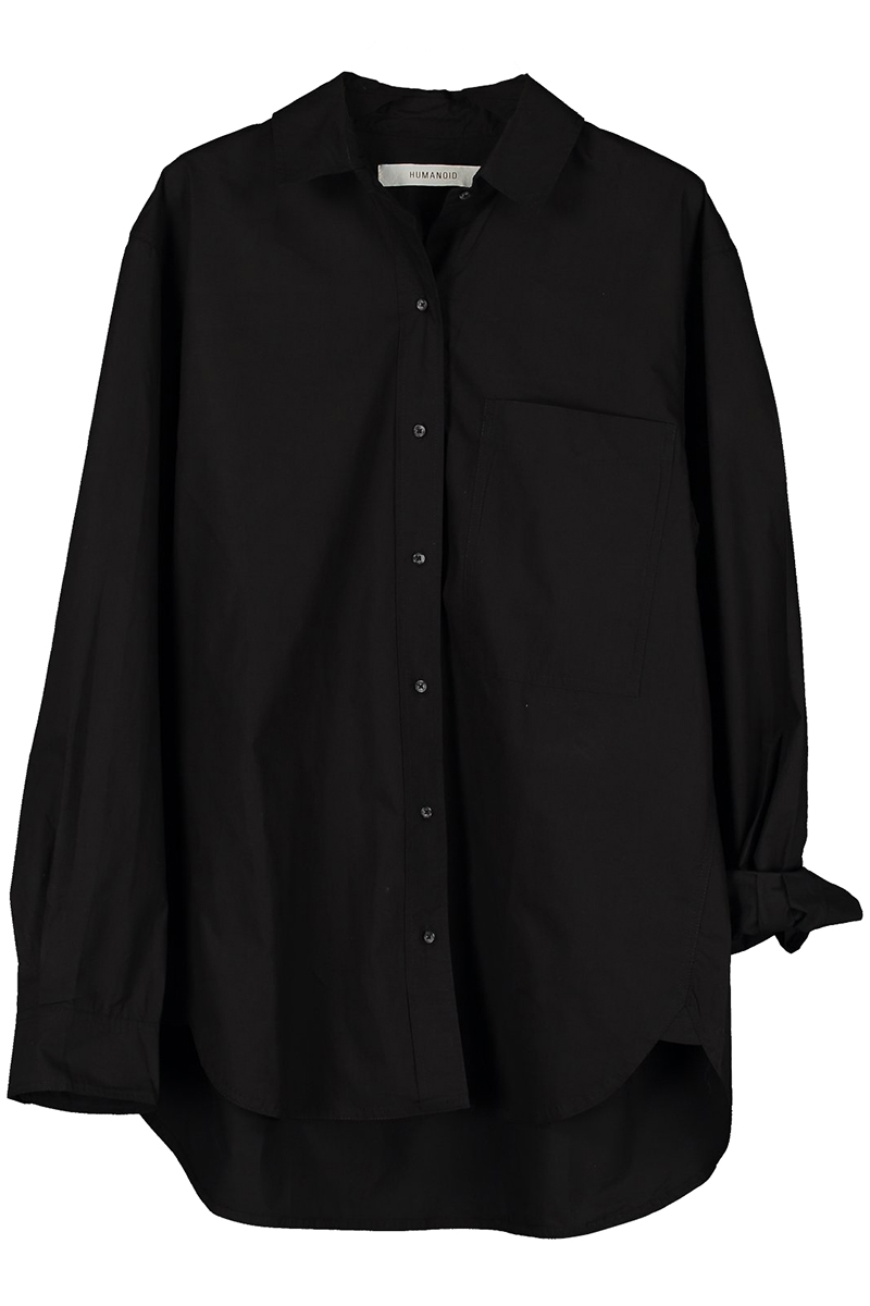 Humanoid Dames blouse lange mouw Zwart-1 1