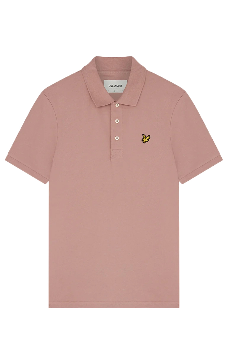 Lyle & Scott Plain Polo Shirt Rose-1 1