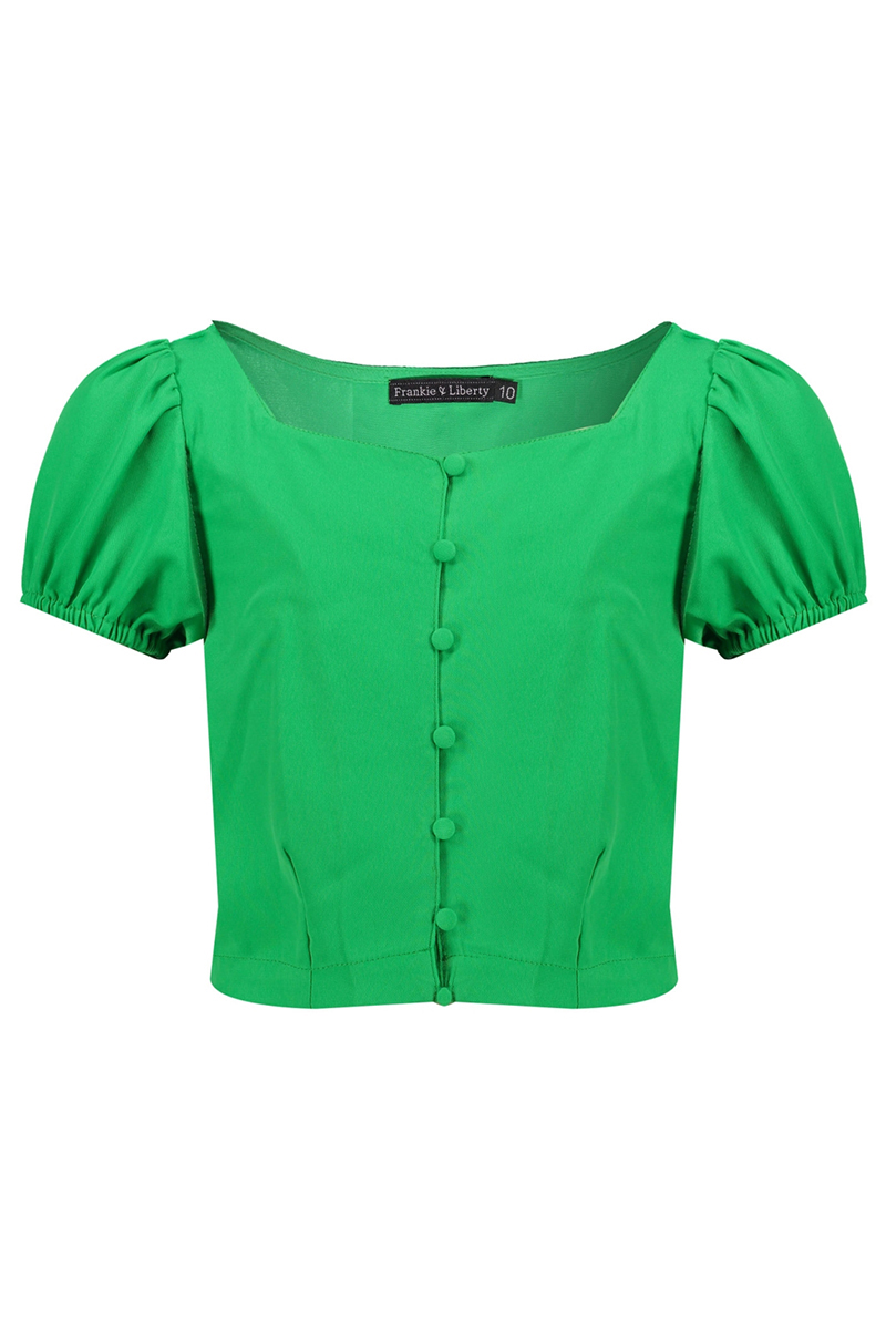 Frankie & Liberty Hetty blouse Groen-1 1