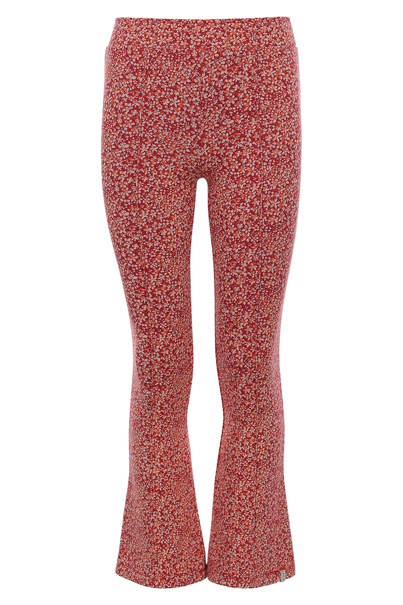 LOOXS LITTLE little floral flared pants Rood-1 1