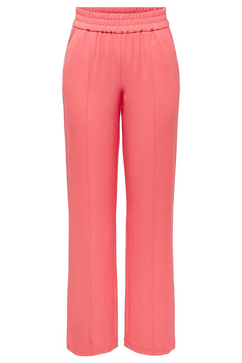 Only ONLLUCY-LAURA MW WIDE PIN PANT TLR Rose-1 1