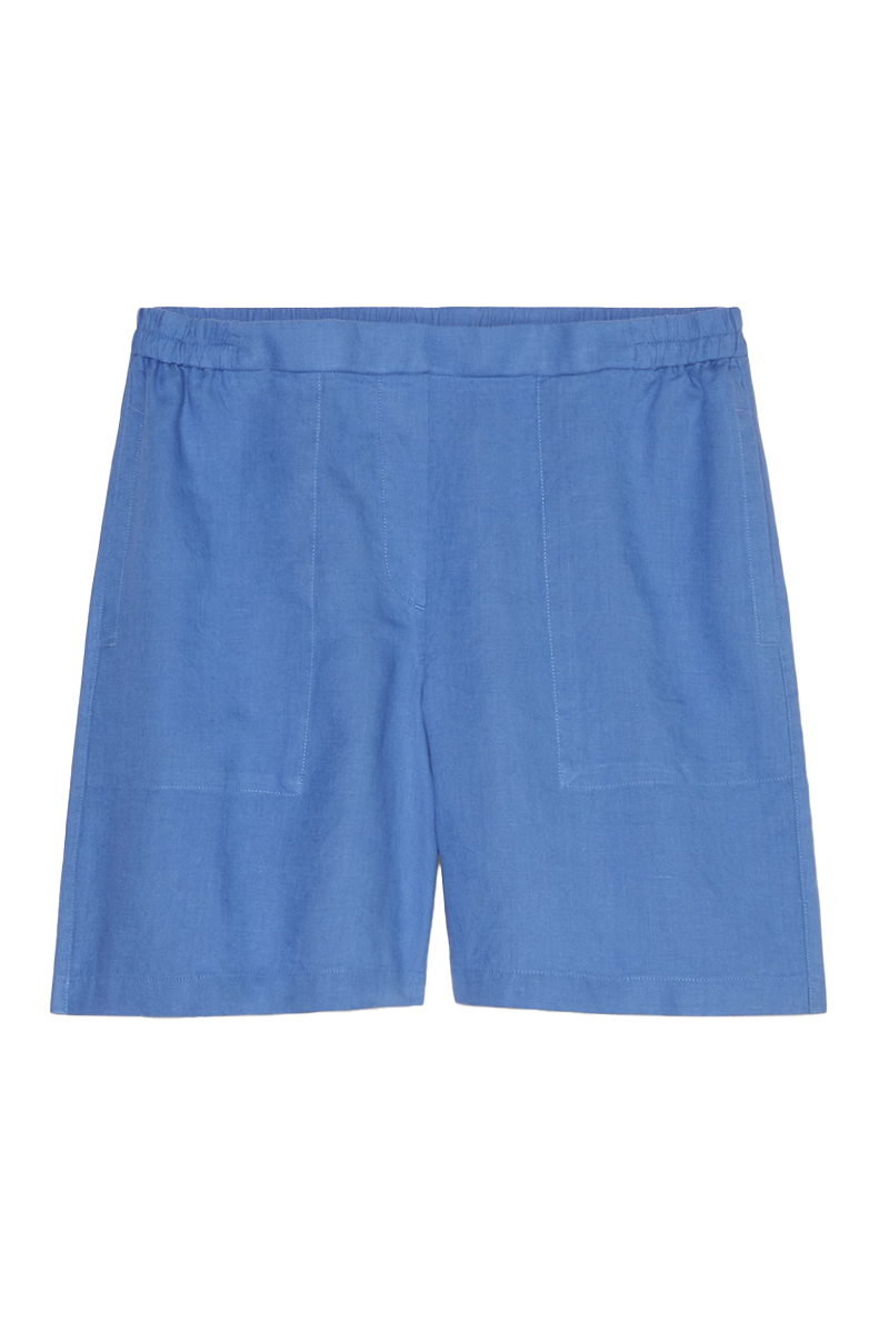 Marc O'Polo Shorts, jogger style, semi tailored Blauw-2 1